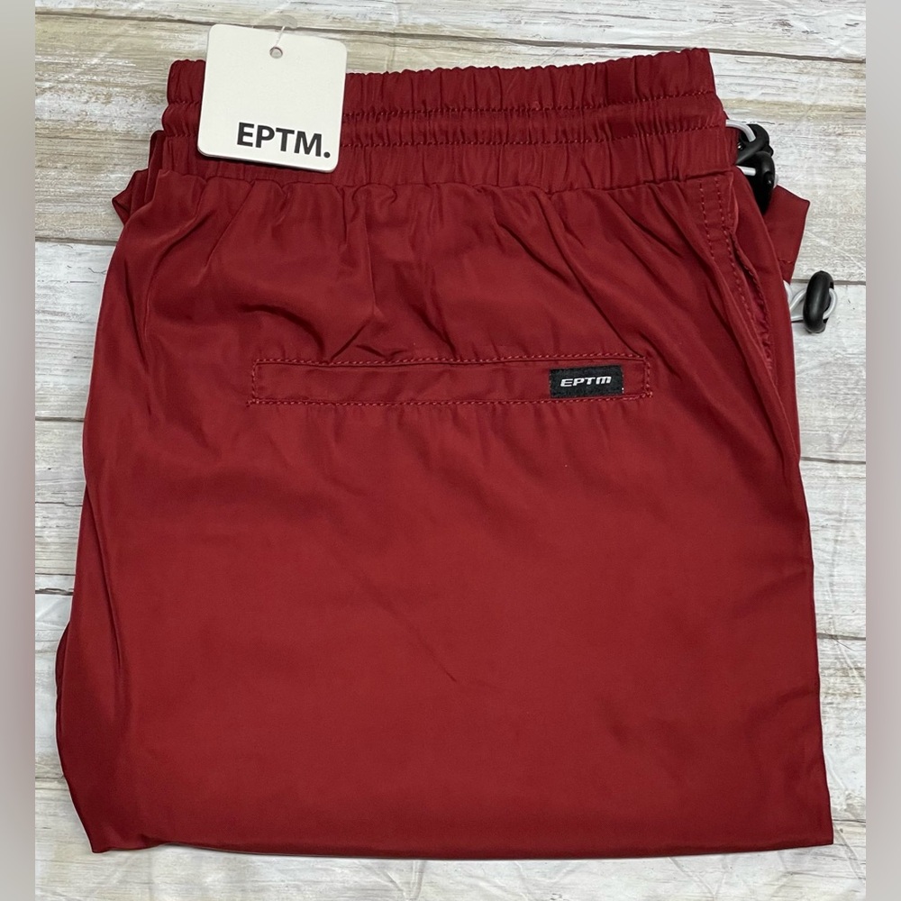 EPTM Men’s Casual Side Pocket Adjustable Elastic Cord Jogger Pants NWT MED